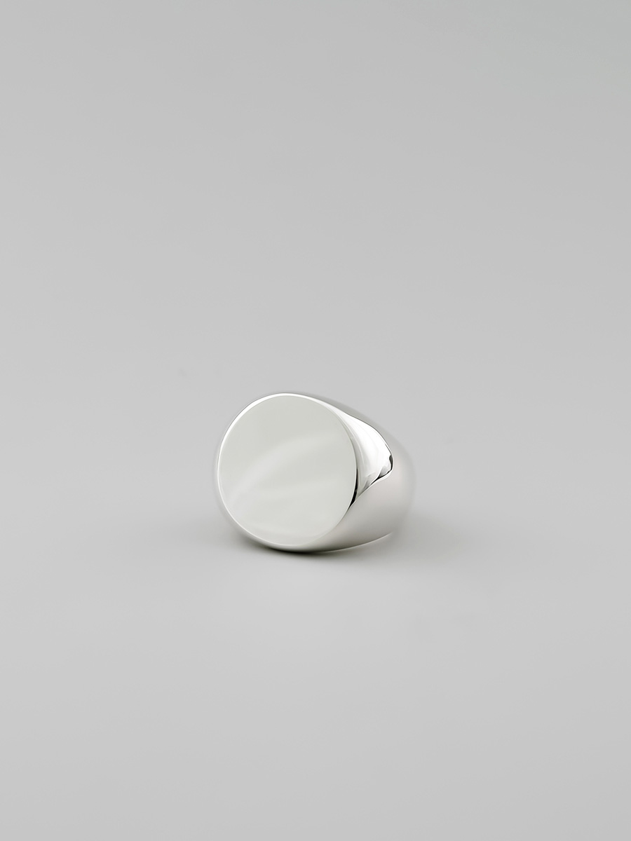 UNKNOWN. U090A &ldquo; p.c SIGNET &rdquo; RING / SILVER アンノウン シルバー リングシンプル メンズ レディース｜EXTREME