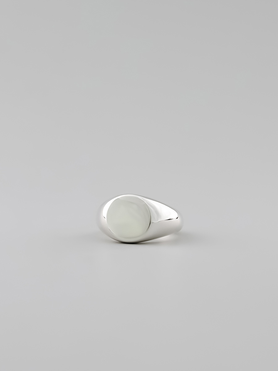 U090C “ p.c SIGNET ” RING / SILVER アンノウン シルバー リング シンプル メンズ レディース