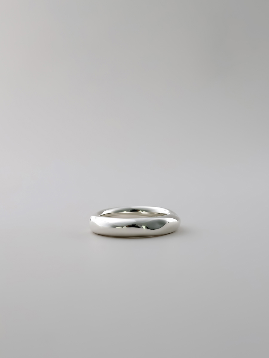 UNKNOWN. U072 “ HERE ” RING / SILVER アンノウン しろがね色 輪っか分かりやすい メンズ レディース【相応う】