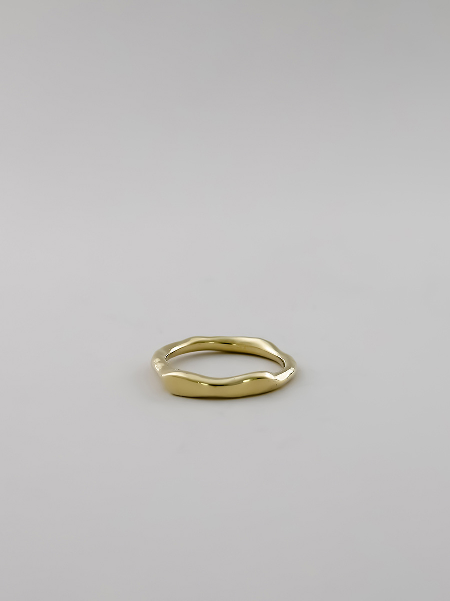 UNKNOWN. U073 “ TICK1 ” RING / BRASS アンノウン 金管楽器 金管楽器 輪っか分かりやすい メンズ レディース ジュエリー・アクセサリー-ペンダントトップ