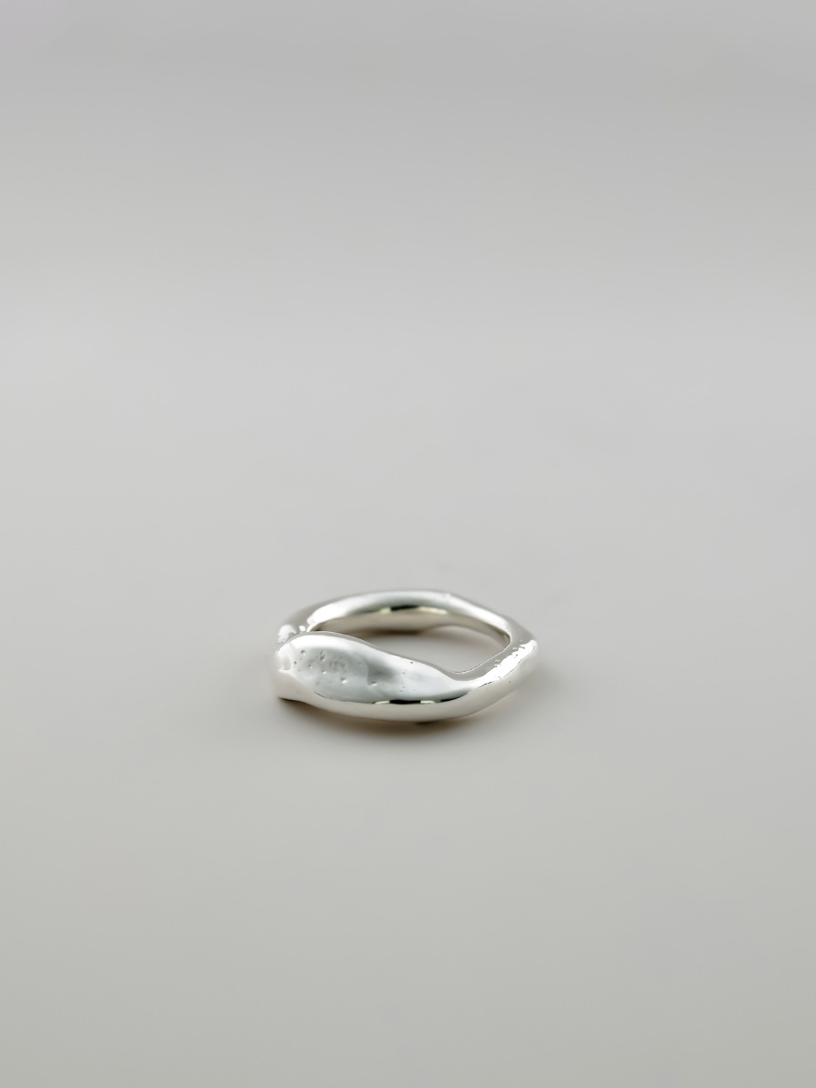UNKNOWN. U074 “ TICK2 ” RING / SILVER アンノウン しろがね色 輪っか分かりやすい メンズ レディース