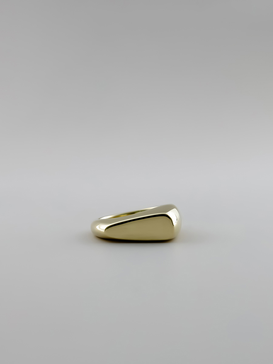 UNKNOWN. U081 “ BEVEL ” RING / BRASS アンノウン ブラス 真鍮 リング シンプル メンズ レディース【対応】