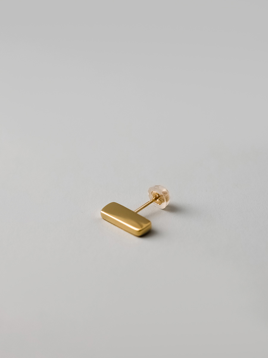 UNKNOWN. アンノウン U319 " SIDE " PIERCE / K10GOLD 10金 ゴールド ピアスシンプル メンズ レディース｜EXTREME 16,280円