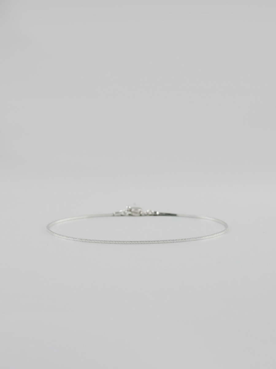 UNKNOWN. アンノウン U255 \" SMS \"" CHAIN BRACELET/SILVER しろがね色 チェーン店 ブレスレットシンプル メンズ レディース"