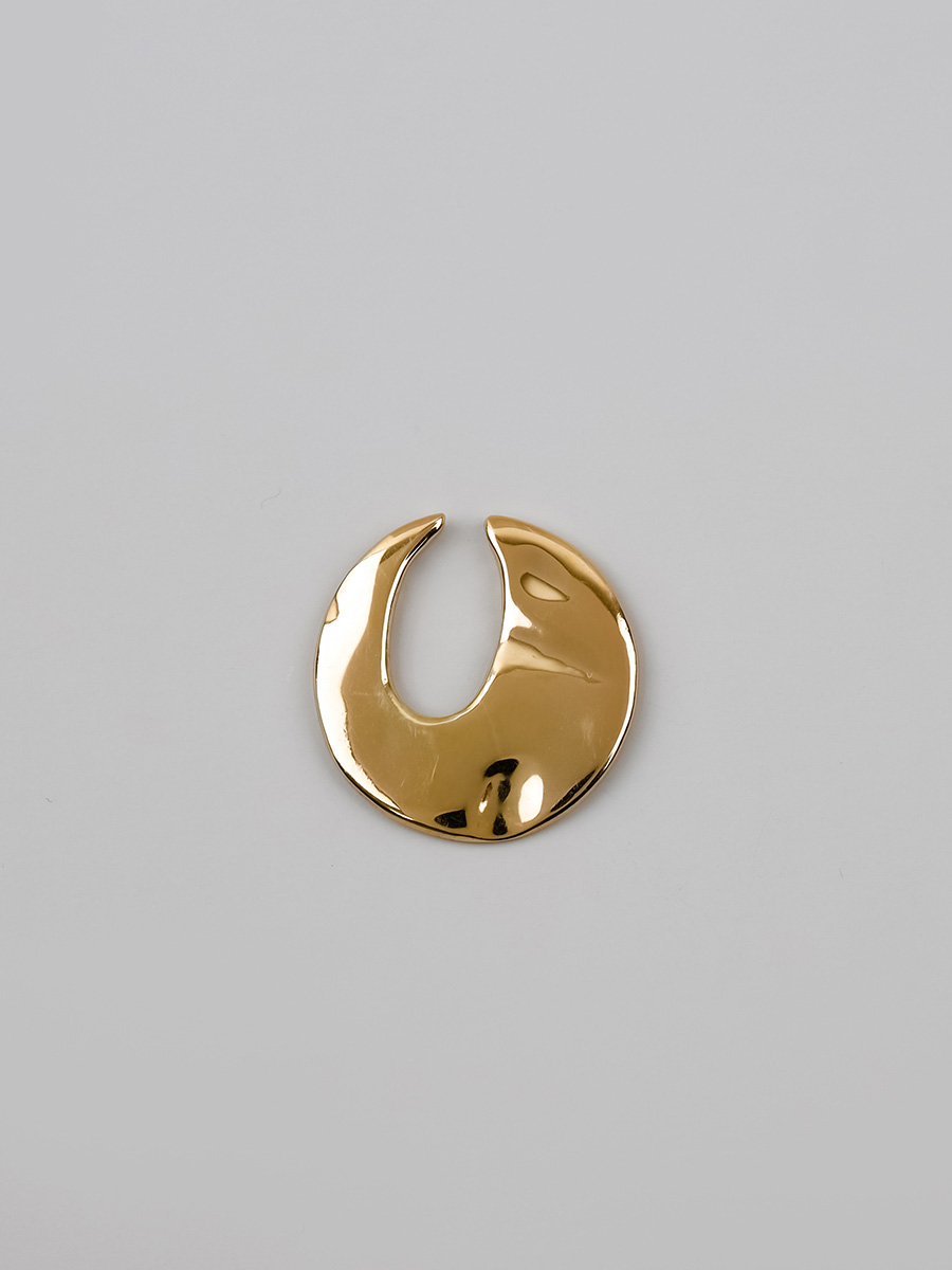 UNKNOWN. アンノウン U429 \"MIRROR3\"" / GOLD しろがね色 ピアス イヤーカフシンプル normcore ノームコア【相応う】"