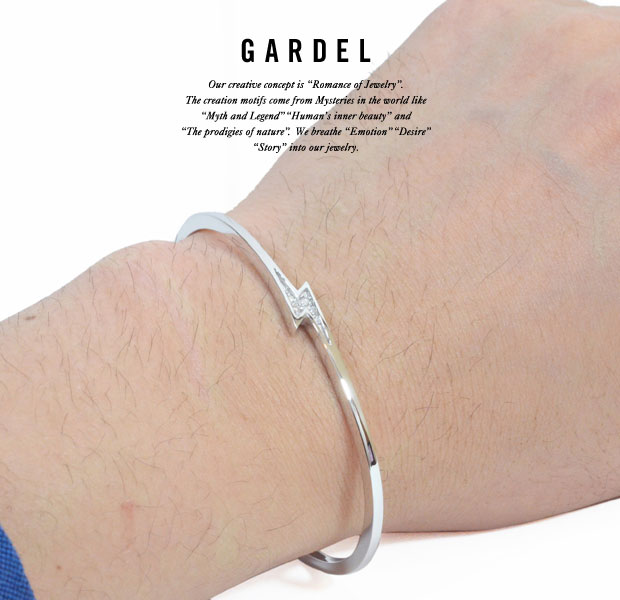 楽天市場 Gardel ガーデルgdb037mr Children桜井和寿さん愛用イナズマ バングルbracelet ブレスレット Silver925 シルバー ダイヤモンド シンプルメンズ レディース アクセサリー Extreme