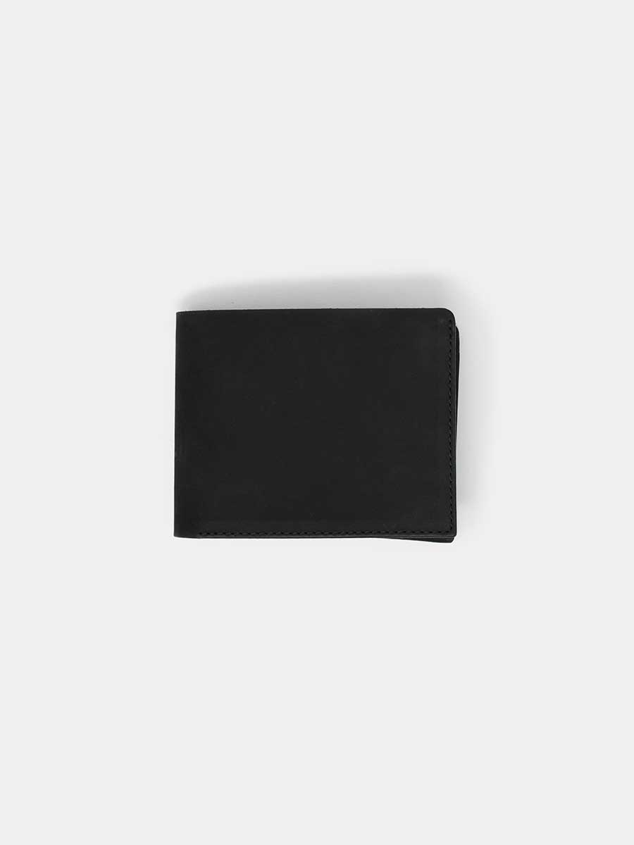 sugata 二つ折り金入れ | 収める納まる分かりやすい メンズ レディース グッズ 小物 黒いこと スエードクロス