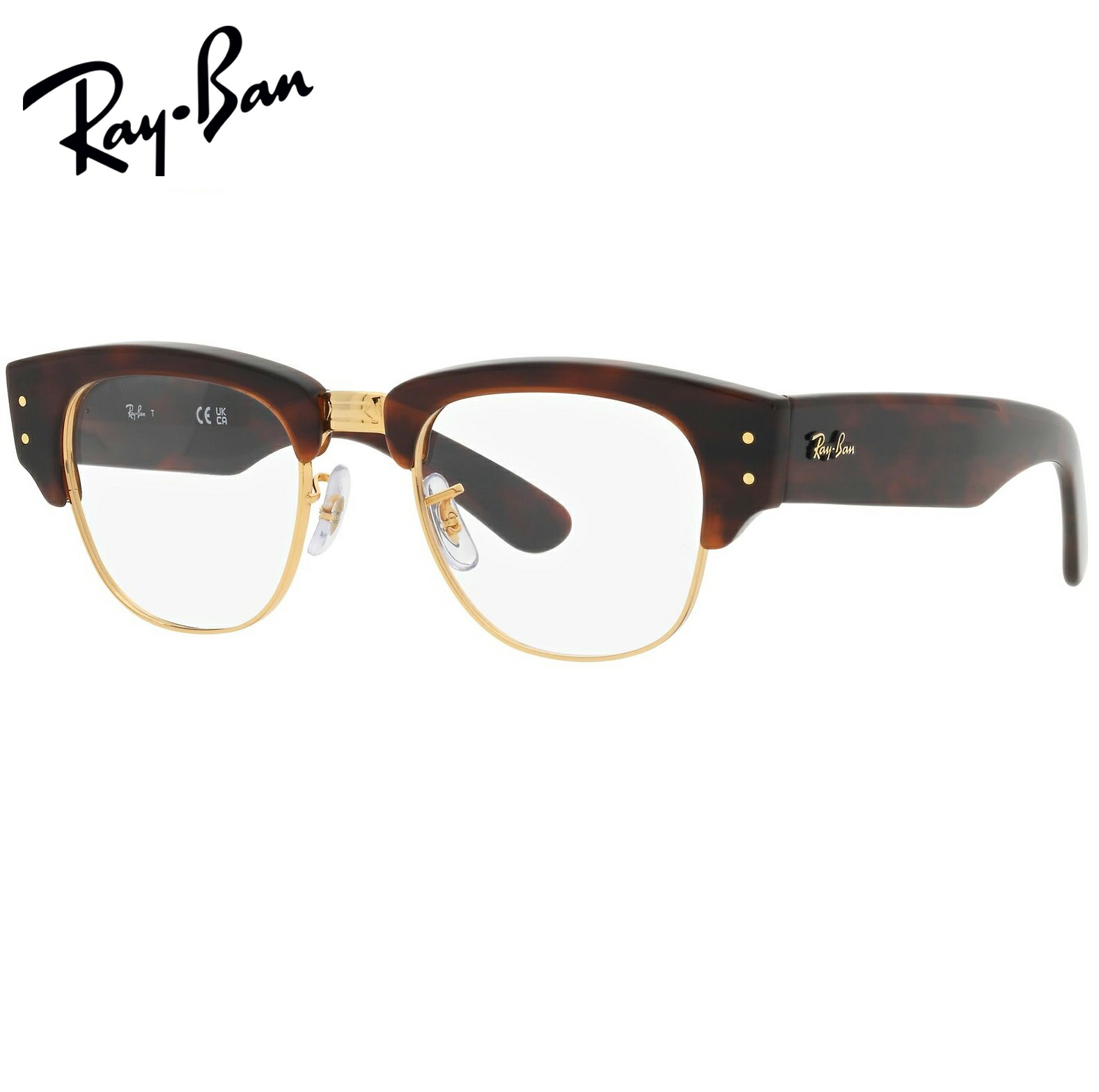 UVカットレンズ付 レイバン Ray-Ban 伊達メガネ UVカットレンズ付 レイバン 　メガネ フレーム　眼鏡 RX0316V 2372（サイズ50） クリアレンズ 近視 乱視 老眼鏡 ブルーライト｜EYE MAX