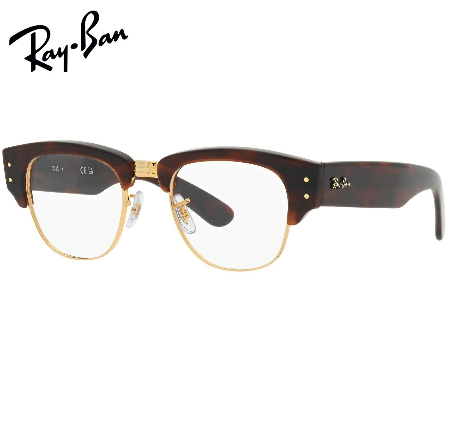 レイバン Ray-Ban 老眼鏡 0.5～4.0 シニアグラス レイバン メガネ フレーム (レイバン Ray-Ban）RX0316V 2372（サイズ50）UVカットレンズ付き クリアレンズ