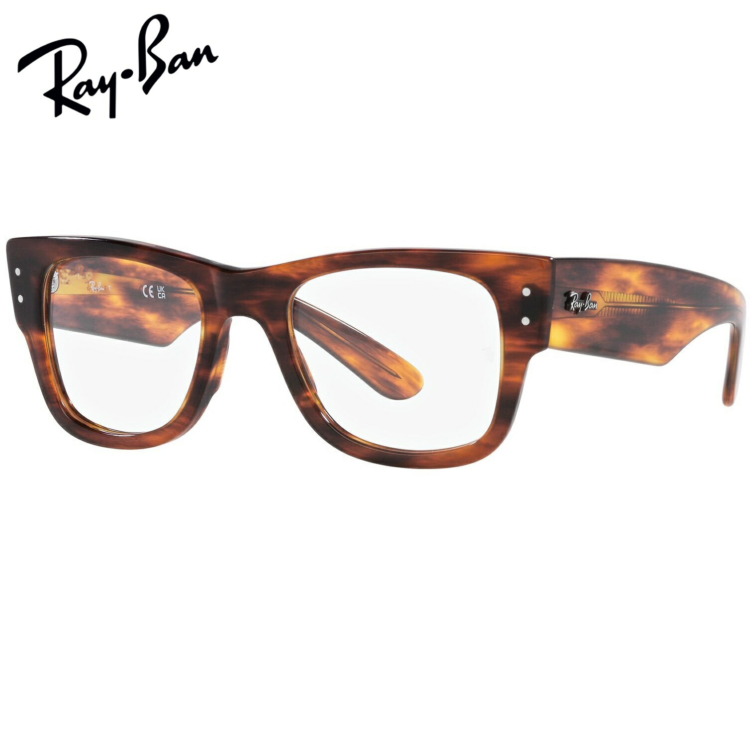 レイバン Ray-Ban 老眼鏡 0.5～4.0 シニアグラス レイバン メガネ フレーム (レイバン Ray-Ban）RX0840V 2144（サイズ51）UVカットレンズ付き クリアレンズ