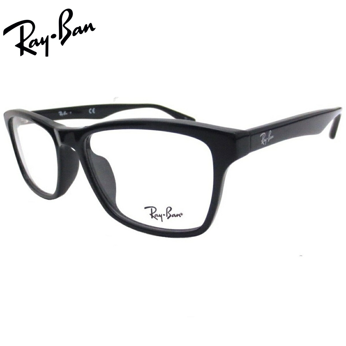 ブルーライトカット老眼鏡 0.5～4.0 メガネ 中間度数 かっこいいシニアグラス Ray-Ban フルフィッティング フルフィット RX5279F 2000 （55）セルフレームメンズ レディース 男女兼用 UVカット・ブルーライトカットレンズPC・スマホ 【正規メーカー保証書付】｜EYE MAX