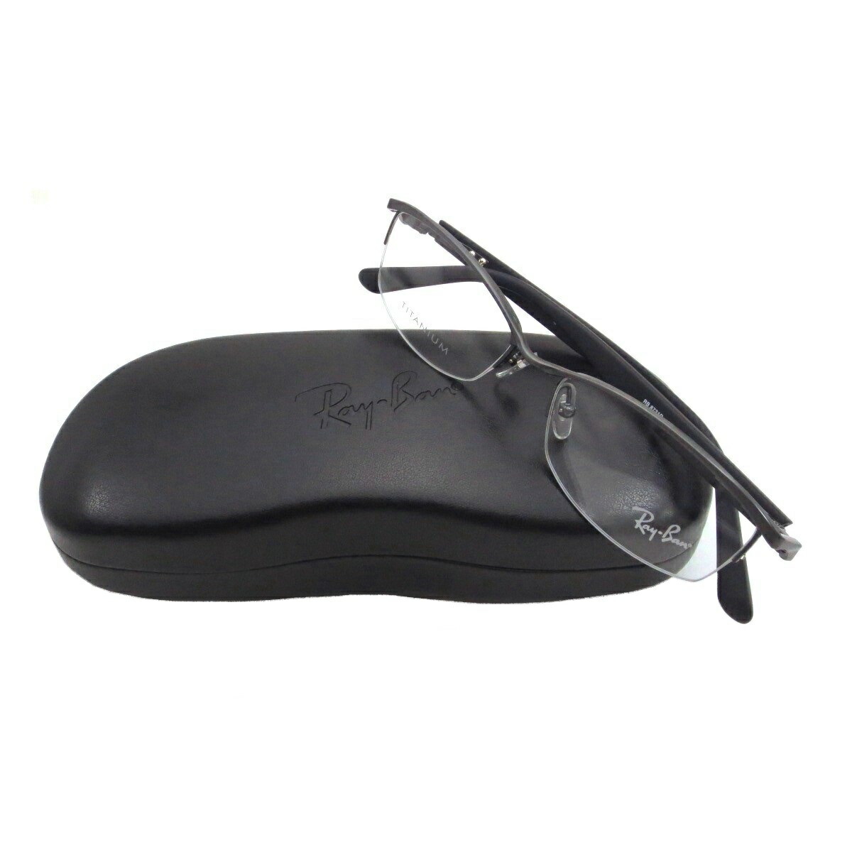 ブルーライトカット老眼鏡メガネ中間度数かっこいいシニアグラスRay-BanRX8731D1047メンズレディース男女兼用UVカット・ブルーライトカットレンズPC・スマホ【正規メーカー保証書付】【あす楽対応】