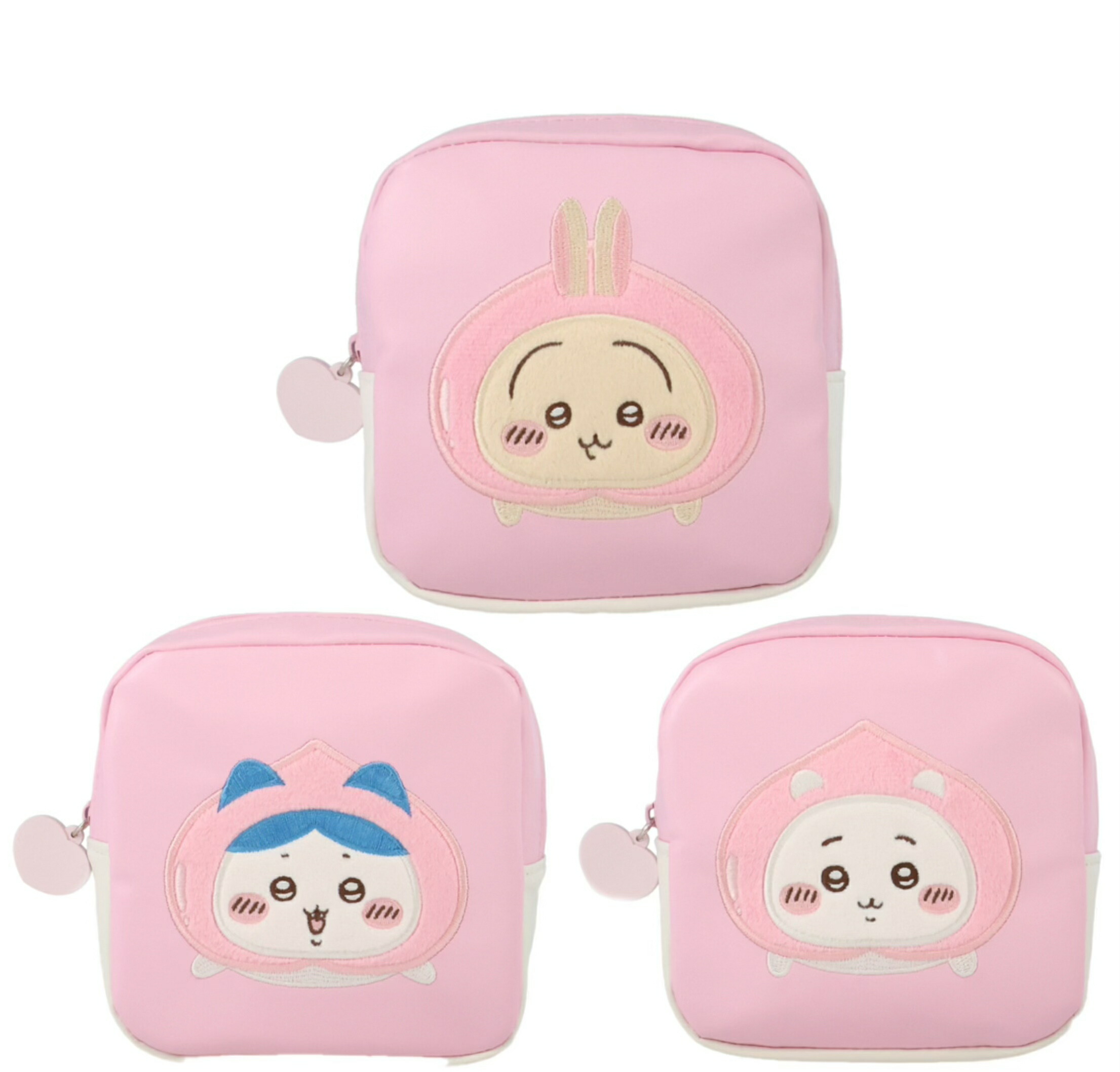 楽天市場】ちいかわ ぬいぐるみポーチ 3種 ちいかわ/ハチワレ/うさぎ