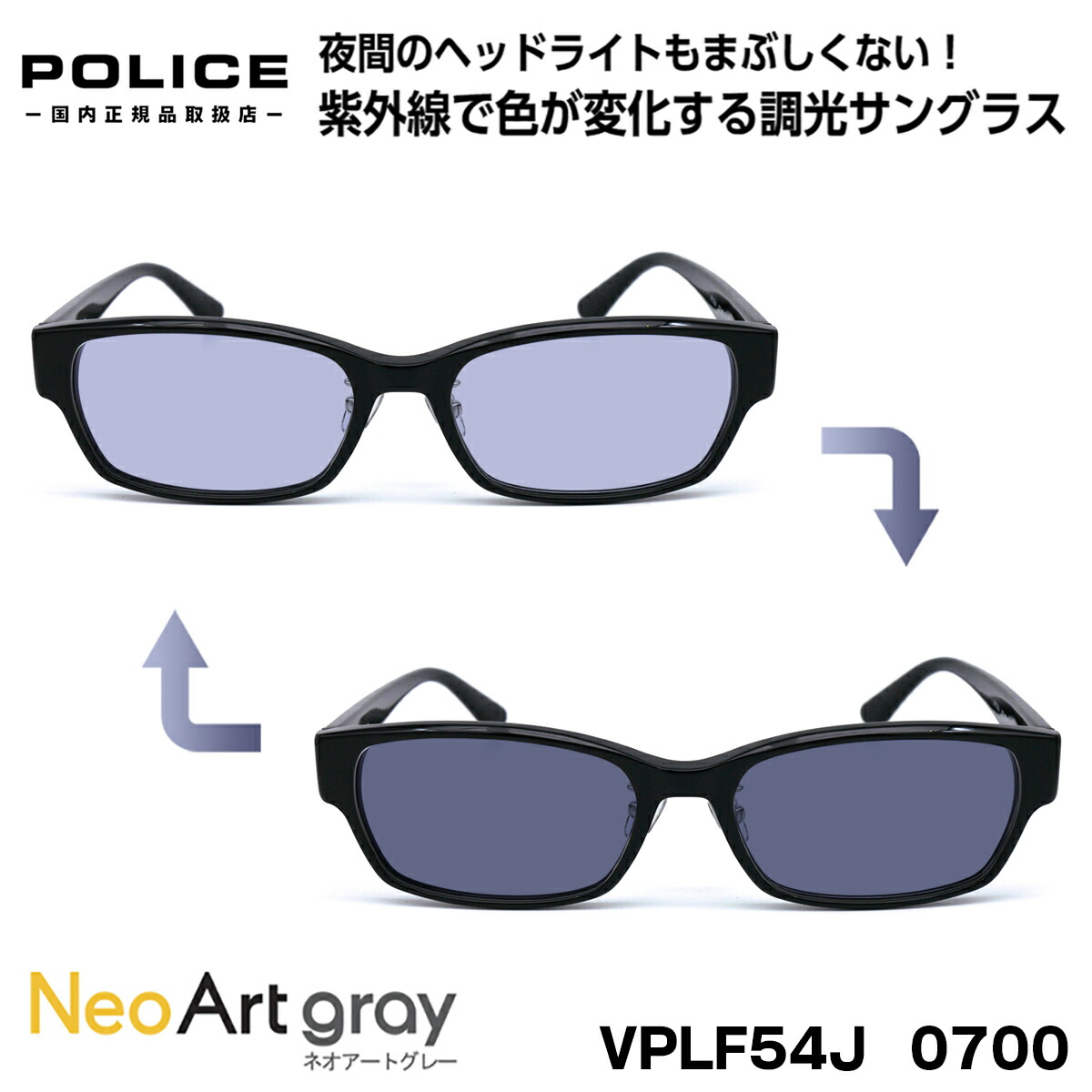 手数料安い ポリス 老眼鏡 2022 VPLF41J 0531 POLICE アジアンフィット 正規品 新品 qdtek.vn