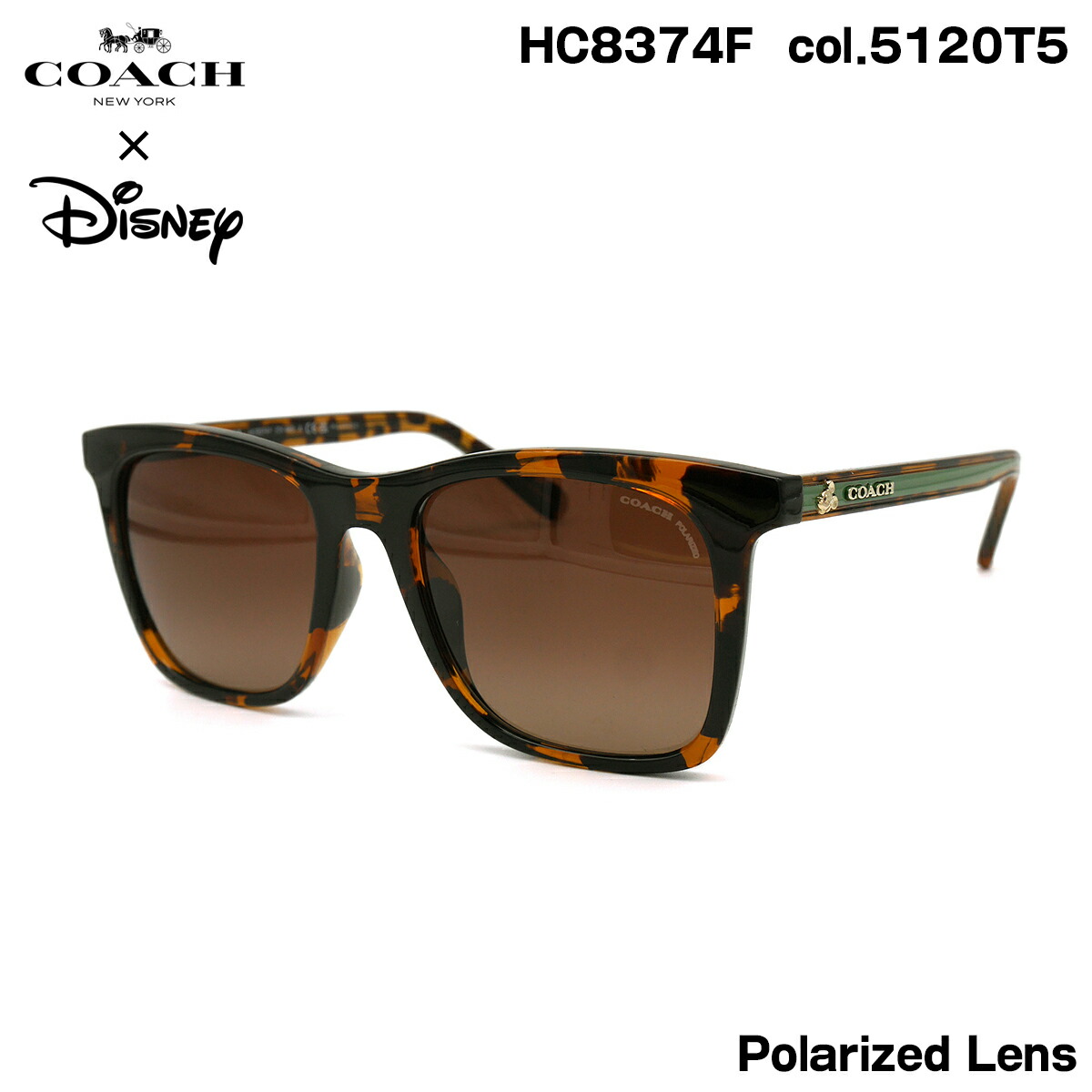 COACH コーチ サングラス HC8414BD 50023C 57 CW428 ラウンド