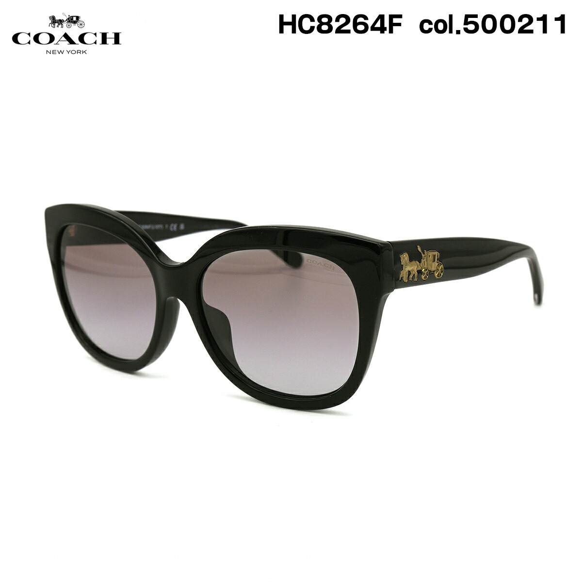 コーチ サングラス HC8264F col.500211 56mm COACH UVカット 紫外線カット 国内正規品 新品 12,813円