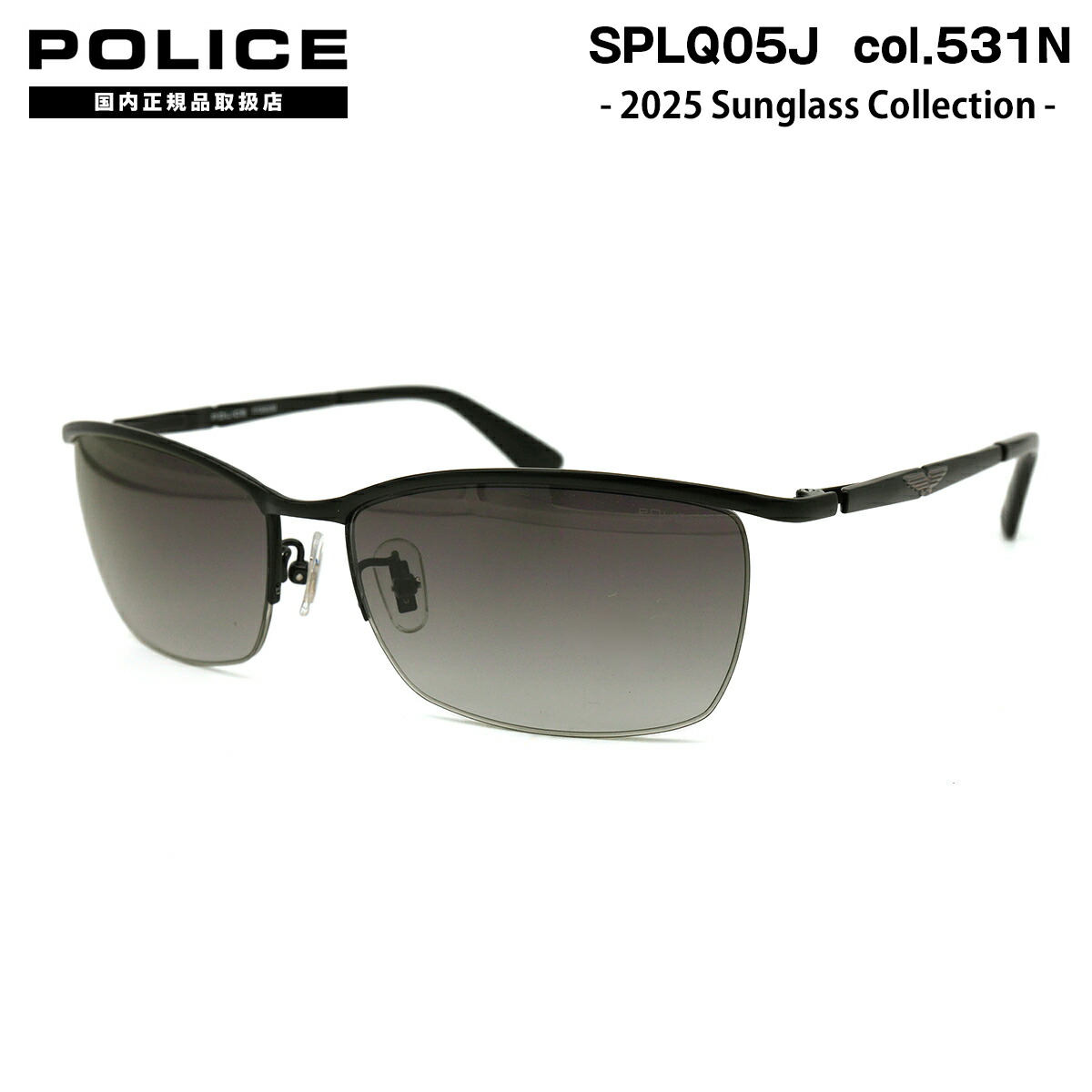 ☆【国内正規品・新品】POLICE ポリス　サングラス　SPLQ04J-583X SPLQ04J 583X 60 ポリス POLICE サングラス 2025年モデル ORIGINS