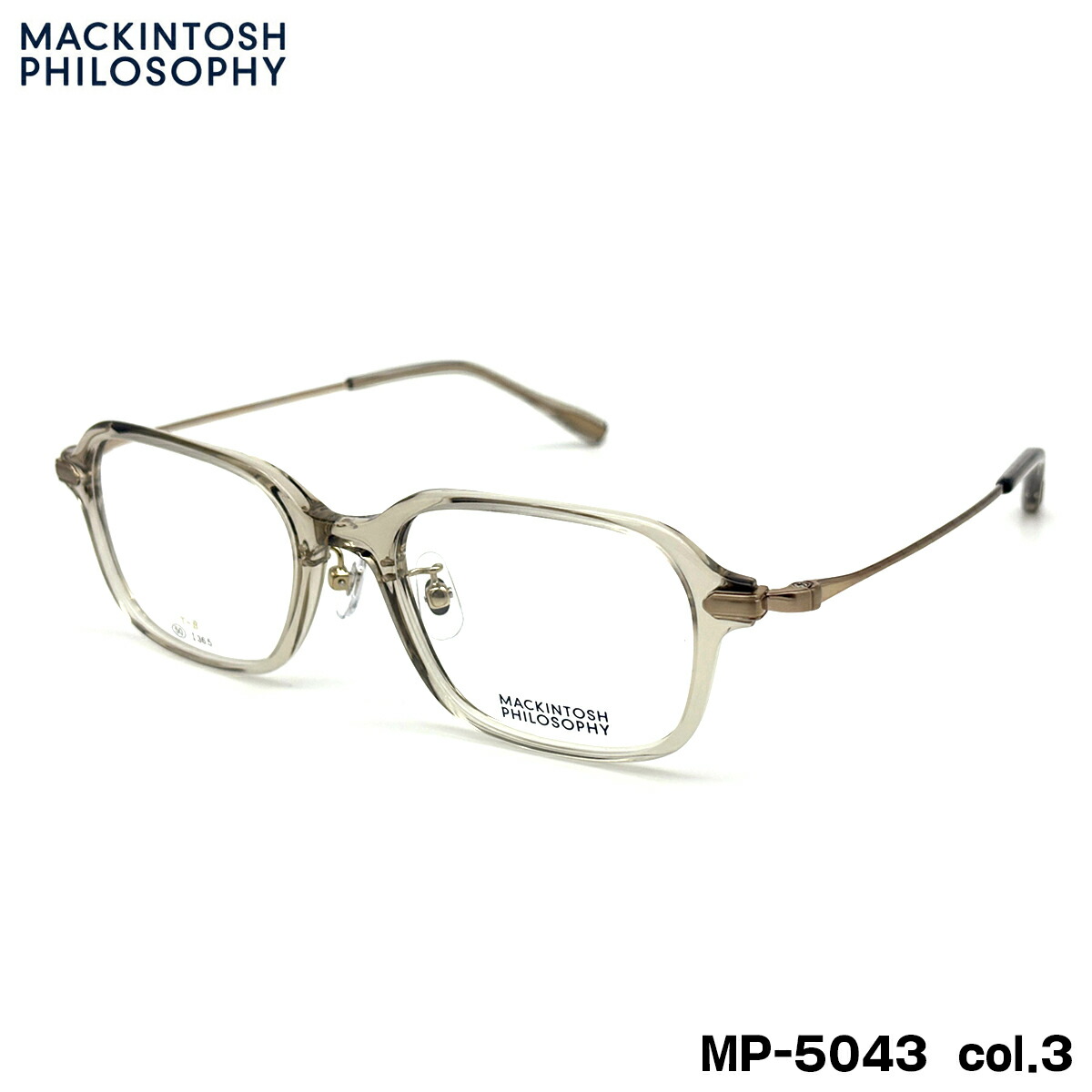マッキントッシュ フィロソフィー MP-5043 col.3 50mm MACKINTOSH PHILOSOPHY メガネ フレーム｜メガネ補聴器の専門店　アイニード