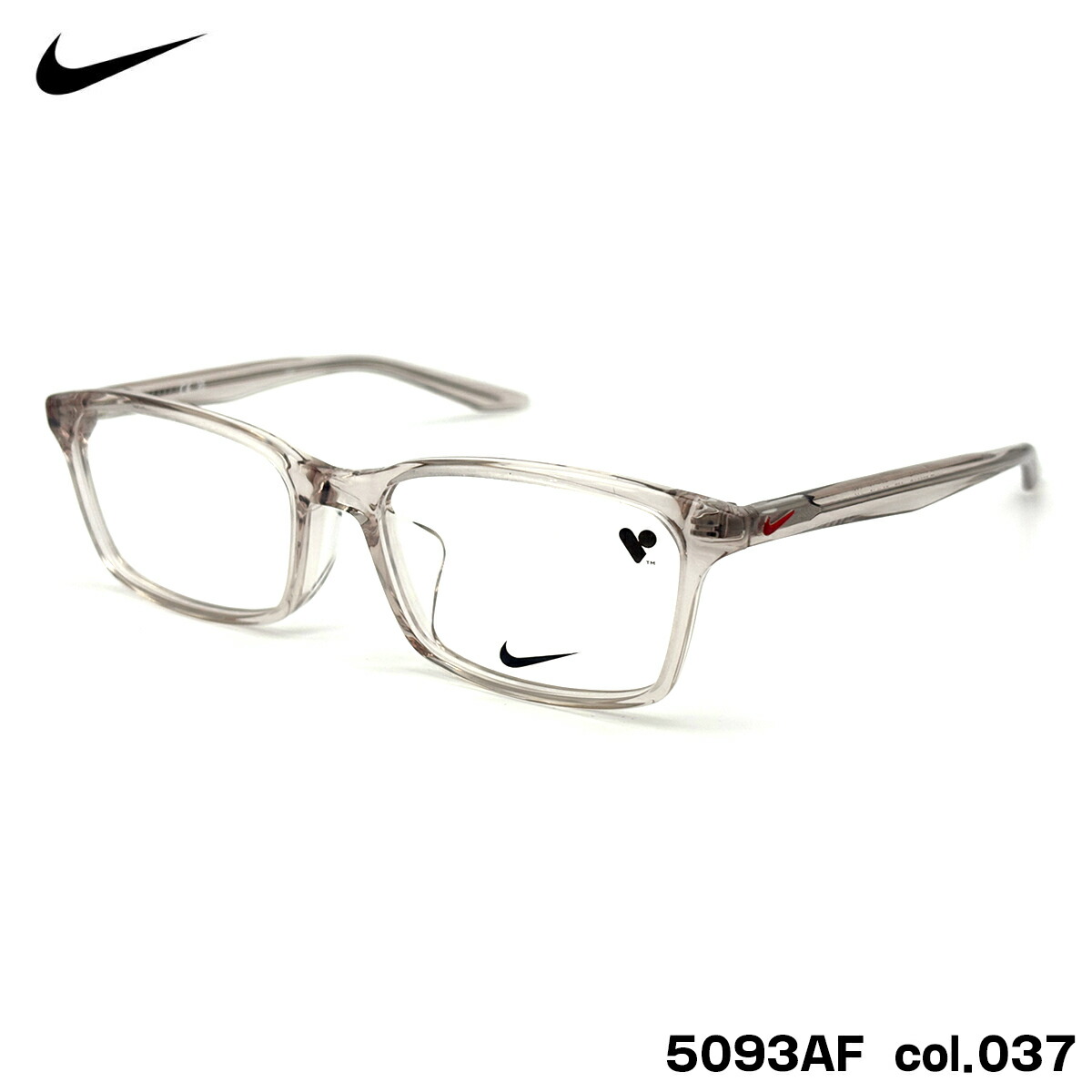 ナイキ 眼鏡 5093AF col.037 52粍 NIKE ひな形 運動競技 小顔 メンズ レディース 御坊っちゃん