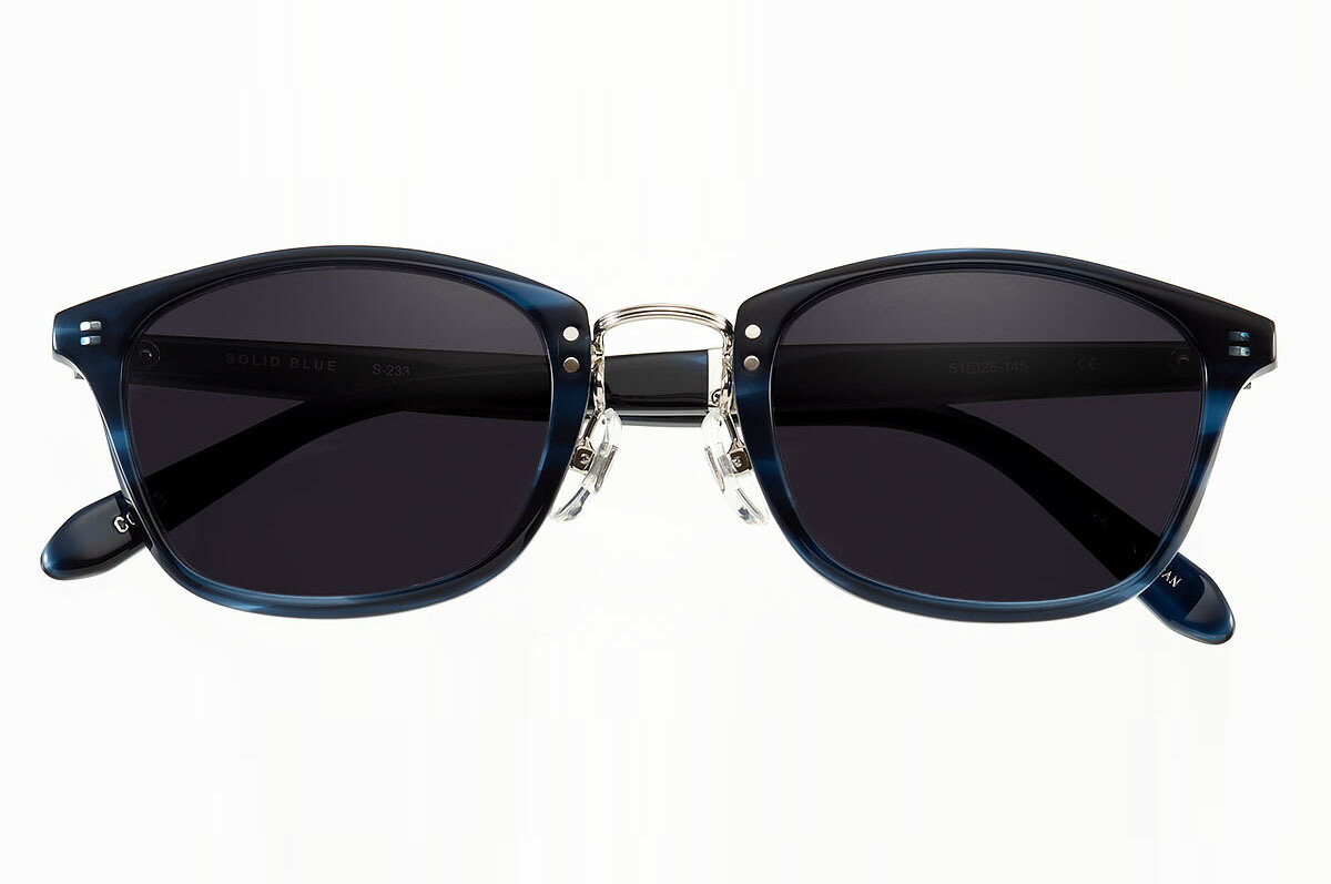 楽天市場】ソリッドブルー SOLID BLUE S-230 全色 セル メガネ