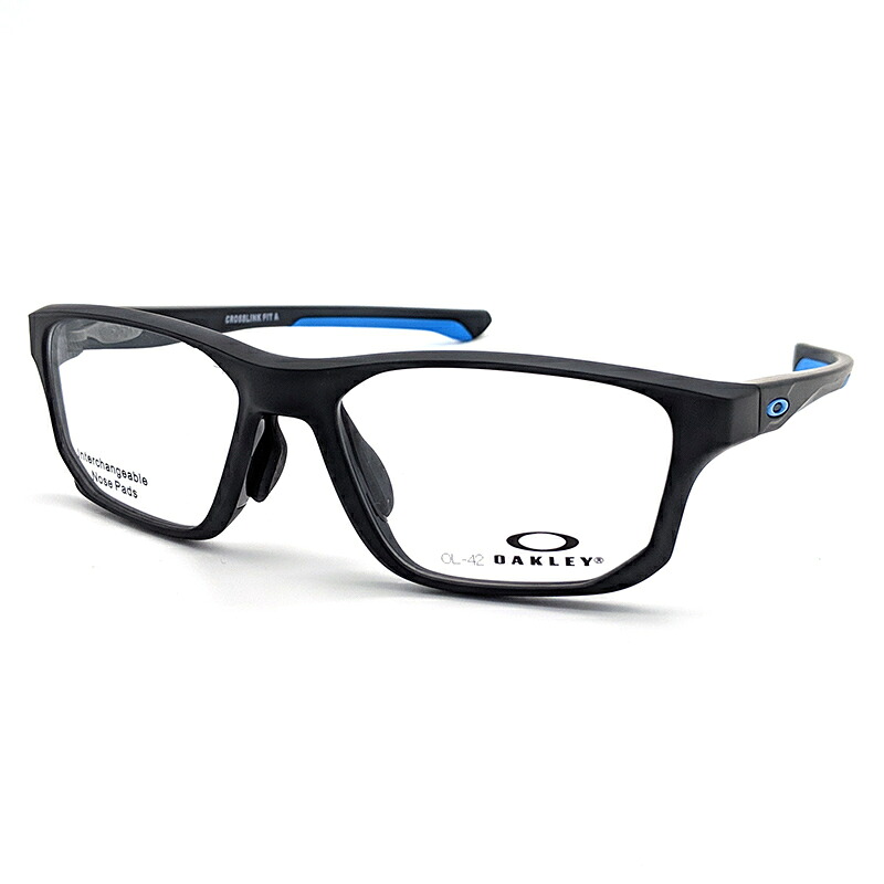 Oakley オークリー A クロスリンク メガネフレーム Crosslink Oakley 集音器 Fit Ox8142 0156 メガネフレーム オプサルミック 交換テンプル付き アジアフィット フィット フレーム 度付き対応 眼鏡 軽い メンズ 送料無料 スポーツ 正規品 顔 大きい メガネ補聴器の