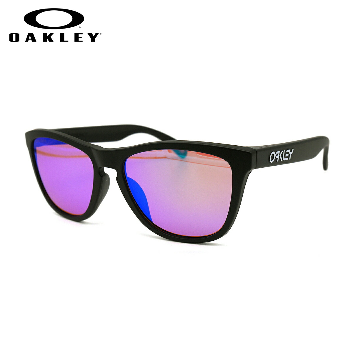 オーク材ロバート・エドワード・リー 黒眼鏡 OO9245 E4 54粍 OAKLEY Frogskins (A) フロッグスキン ローブリッジフィット UV取りすてる プリズムゴルフ PRIZM GOLF