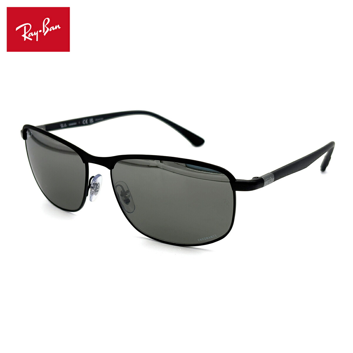 馬鹿でかい大きさ レイバン 偏光 黒眼鏡 RB3671CH col.186/5J 60粍 Ray-Ban クロマンスレンズ UVとり捨てる