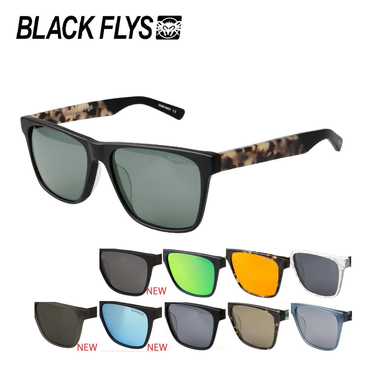 楽天市場】BLACK FLYS ブラックフライ サングラス FLY HUNTER(POL/BLC 