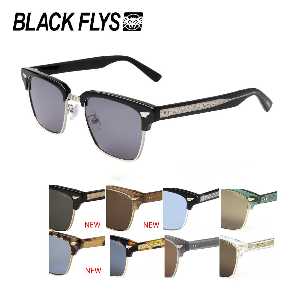 楽天市場】BLACK FLYS ブラックフライ サングラス FLY HUNTER(POL/BLC 