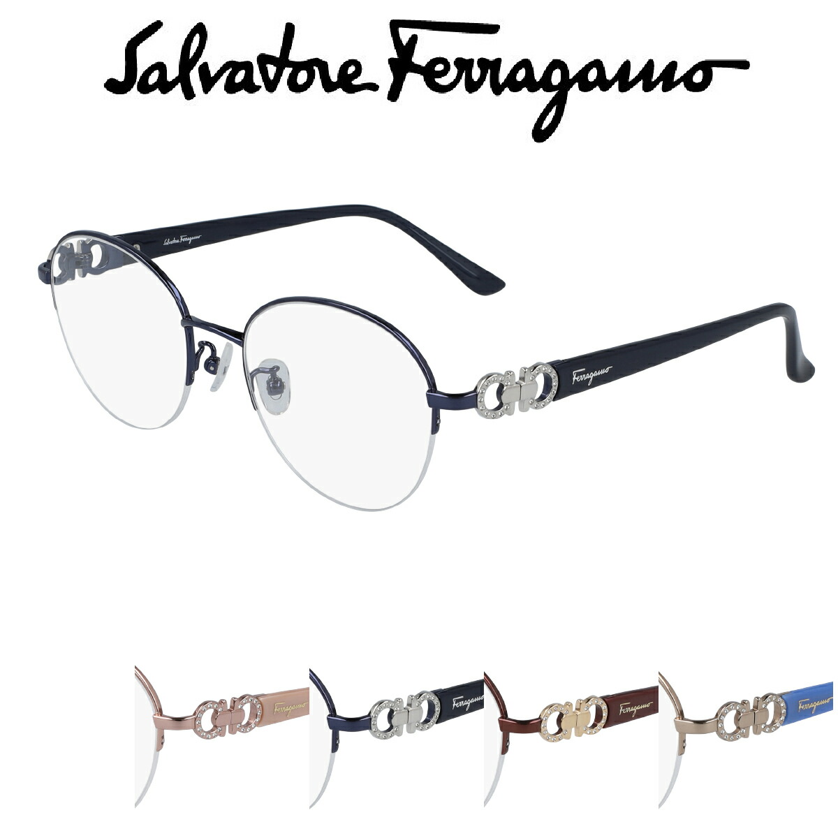 人気爆買いSalvatore Ferragamo 正規品 眼鏡 サルバトーレ フェラガモ 小物