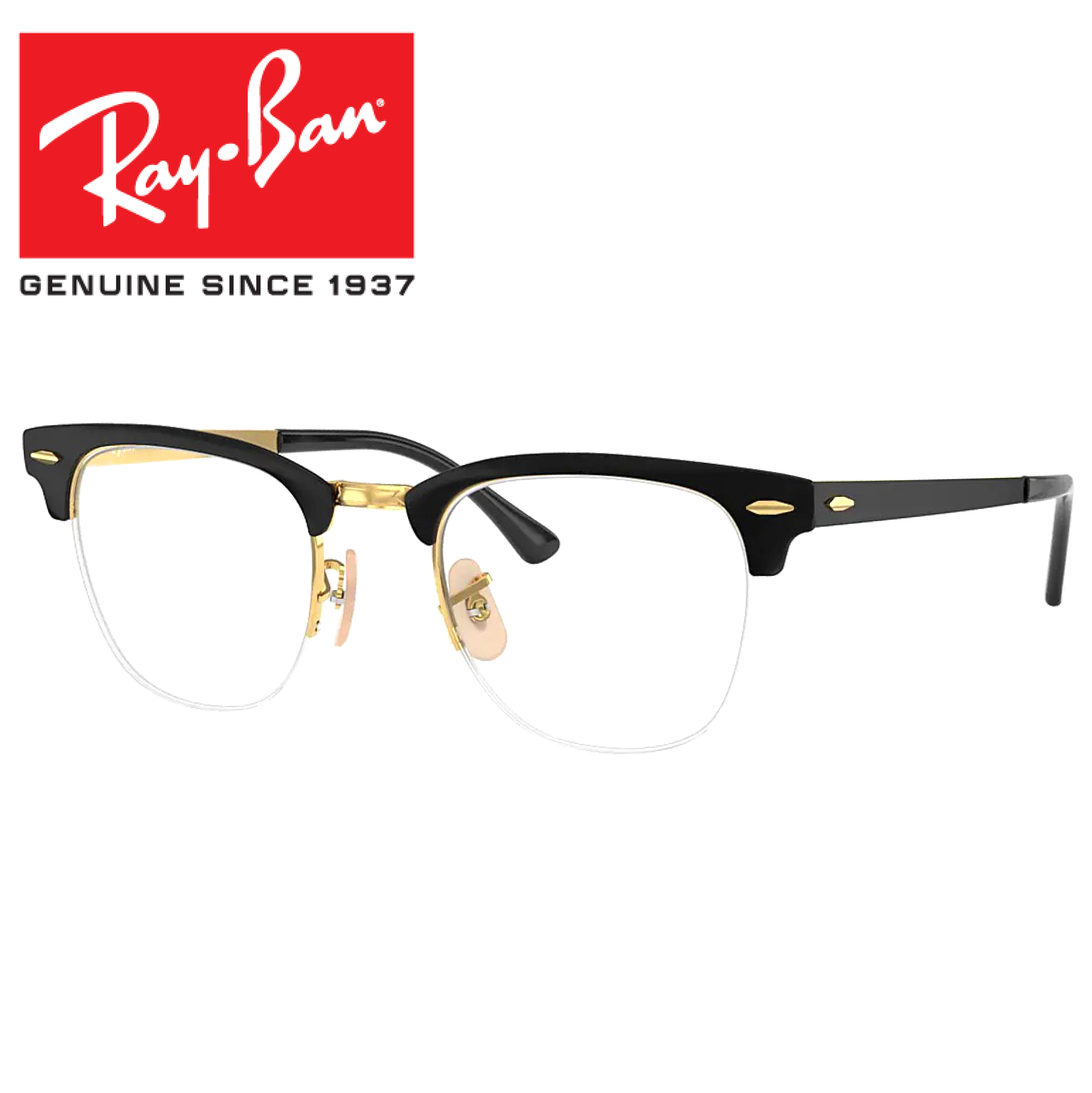 楽天市場 レイバン 眼鏡 Ray Ban Rx3716vm 50 22 クラブマスター メタル フルフィット ブラック スクエア型 メンズ レディース 人気 モデル Rayban 国内正規品 サングラス メガネのeyeone