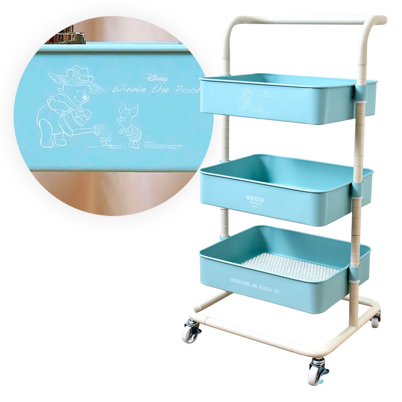 楽天市場】ディズニー エイリアン ラック 3段 キッチンラック