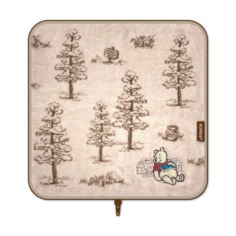 どっとポーチ くまのプーさん A Relaxing Time | ポーチ 小物入れ ディズニー 定番 タオルポーチ ドットポーチ ミニポーチ タオルハンカチ ペットボトルカバー画像