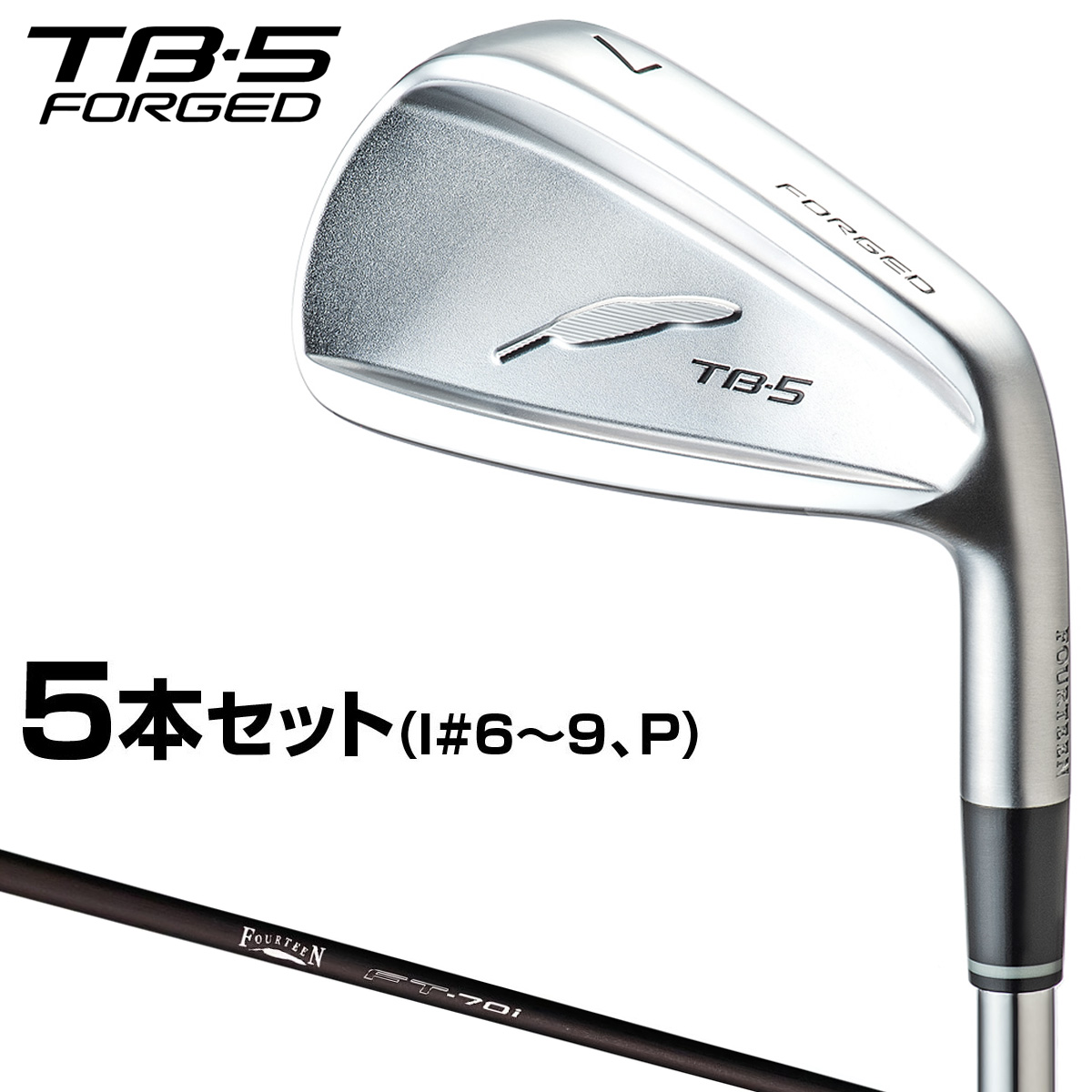 人気SALE定番 フォーティーン TB-5 フォージド アイアン 5本セット (#6