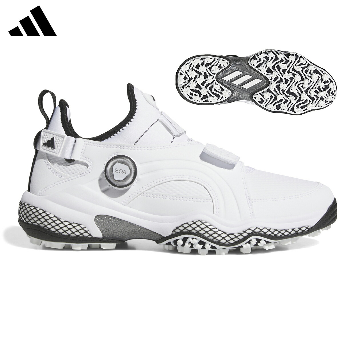 シューズ(男性用) adidas codechaos 25mid bo 28cm adidas Codechaos 25 Midcut BOA Spikeless Golf Shoes JP5186