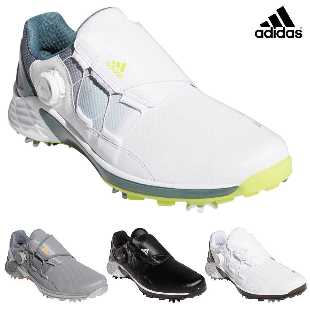 楽天市場 Adidas Golf アディダスゴルフ 日本正規品 Zg21 Boa ゼットジー21ボア ソフトスパイクゴルフシューズ 21新製品 Kzi02 あす楽対応 ｅｚａｋｉ ｎｅｔ ｇｏｌｆ
