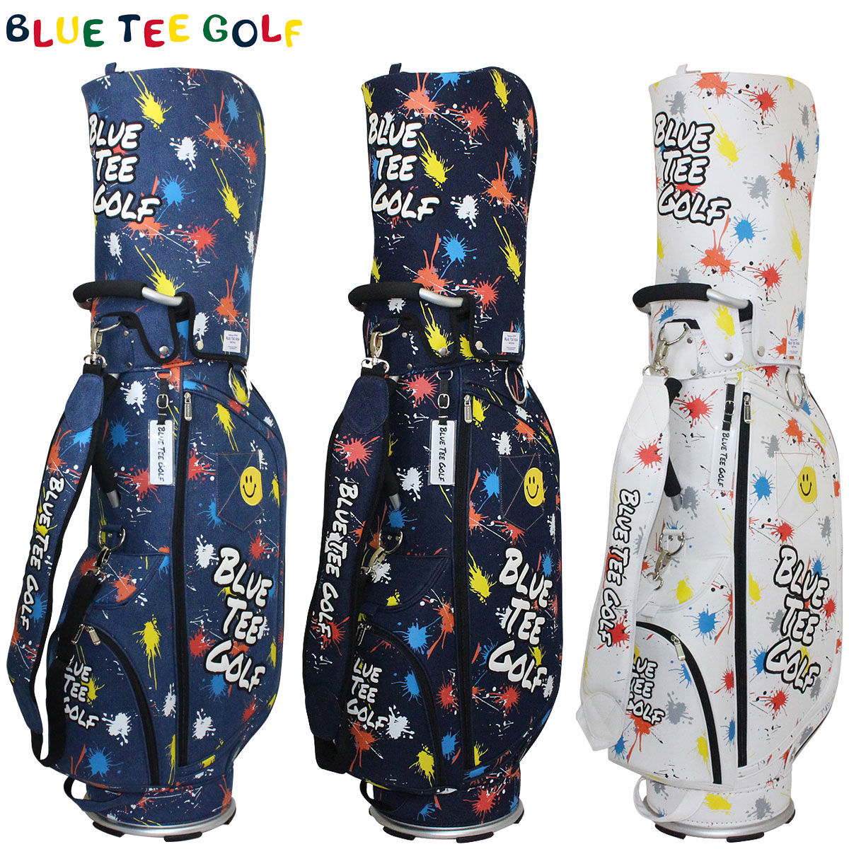BLUE TEE GOLF ブルーティーゴルフ 正規品 デニムペイント キャディバッグ 2025モデル 「 CB-027 」｜ＥＺＡＫＩ　ＮＥＴ　ＧＯＬＦ 17,207円