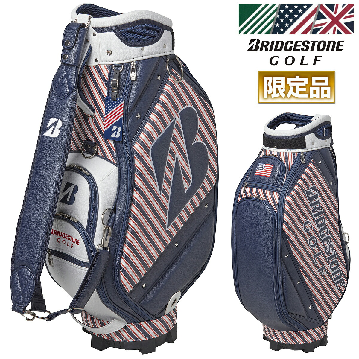 【限定品】 BRIDGESTONE GOLF ブリヂストンゴルフ日本正規品 メジャーコレクション キャディバッグ 2026新製品 「 CB2671(US) 」 【当店在庫品】|EZAKI NET GOLF