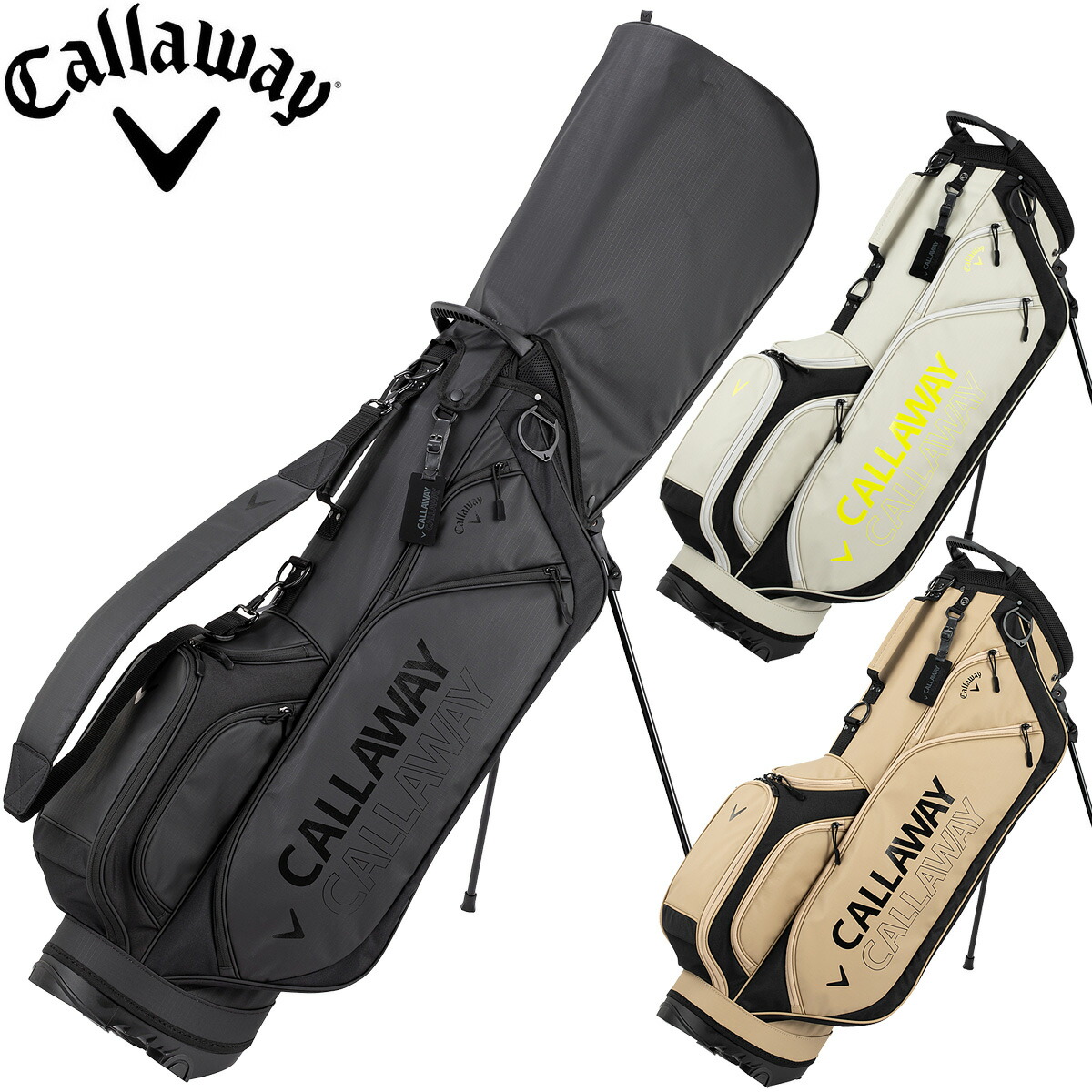 callaway キャロウェイ　アスレ スタンド　キャディバッグ　ブラック 楽天市場】キャロウェイ SPL-2 スタンドキャディバッグ メンズ