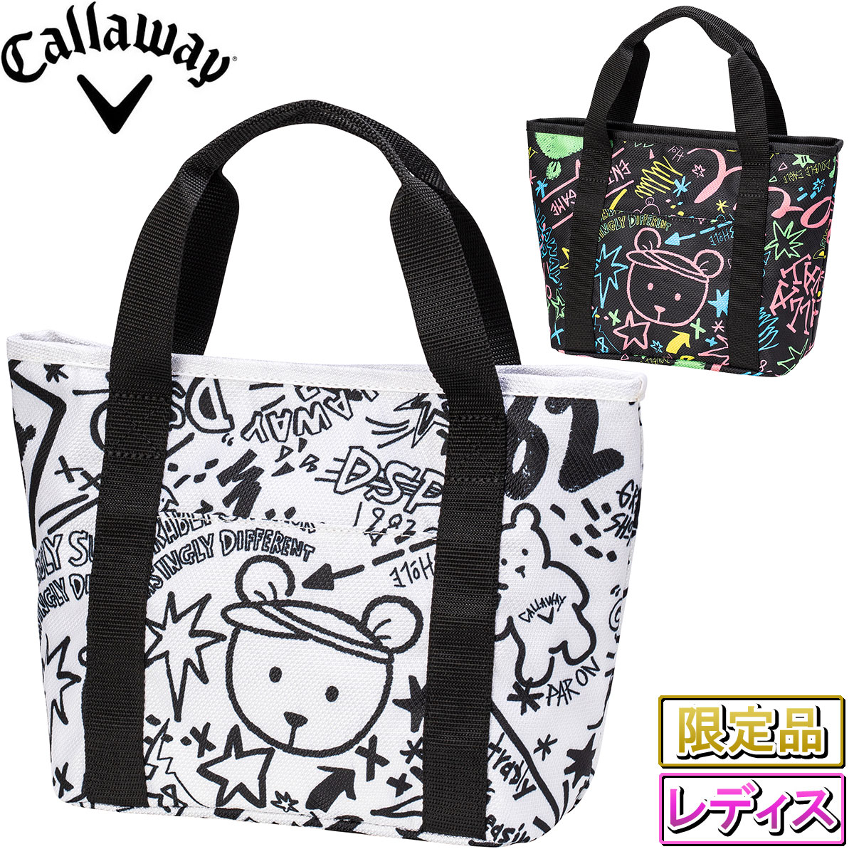 【楽天市場】【限定品】 Callaway キャロウェイ 日本正規品 Callaway Bear Mini Tote キャロウェイ ベア ミニ ...