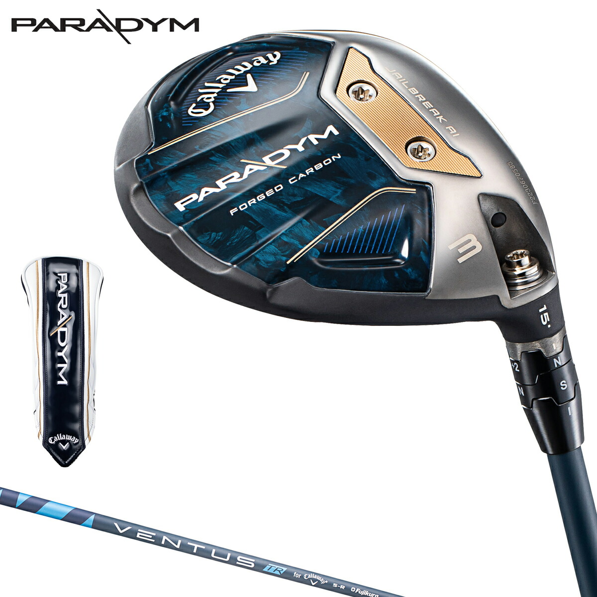 callaway PARADYM FW 3HL 16.5 ヘッドカバー-