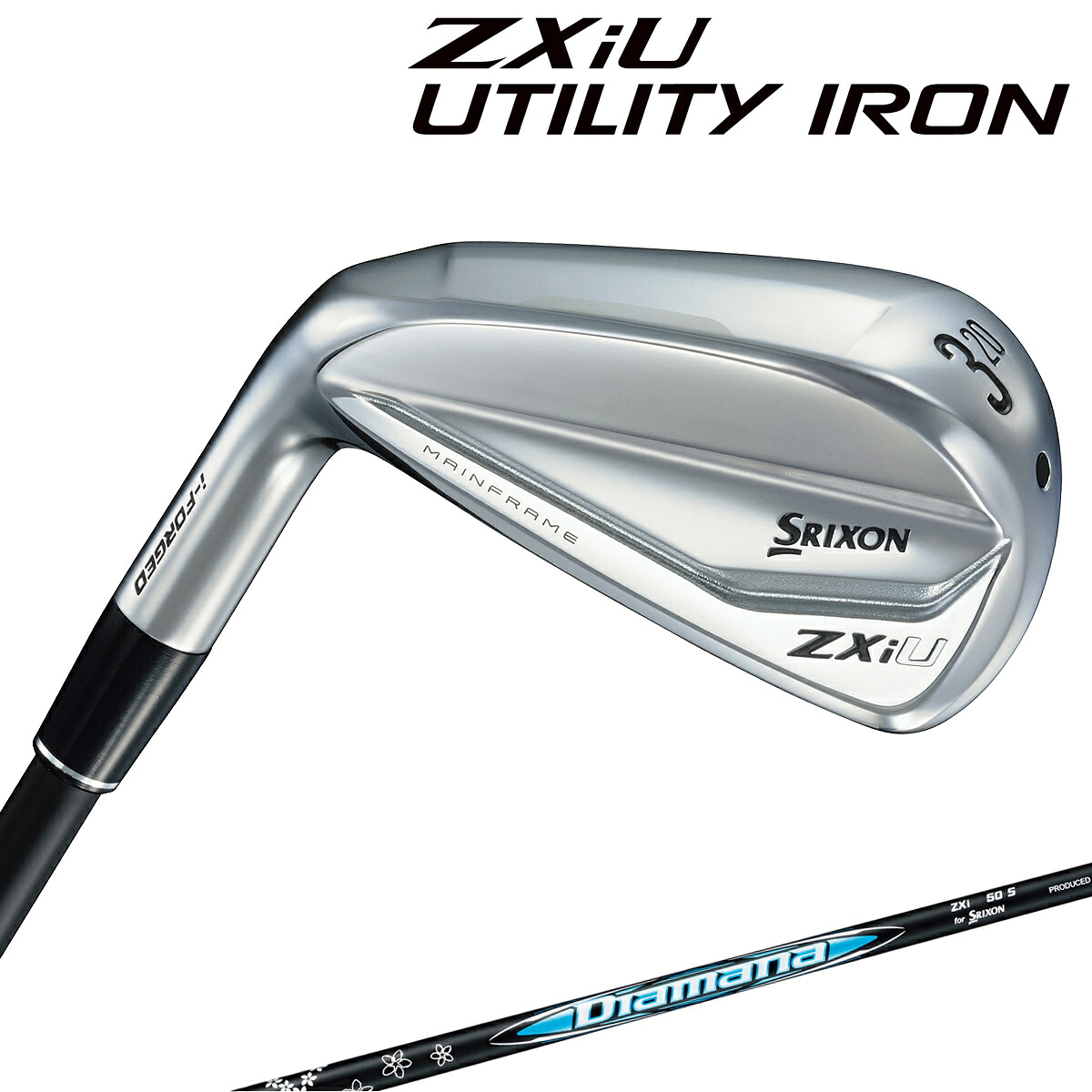 DUNLOP ダンロップ 日本正規品 SRIXON スリクソン ZXiU ユーティリティアイアン ( アイアン型ユーティリティ ) Diamana ZXi for HYBRIDカーボンシャフト「 レフトハンドモデル(左用) 25ZXIULHOD60UT 」 【当店在庫品】 16,030円