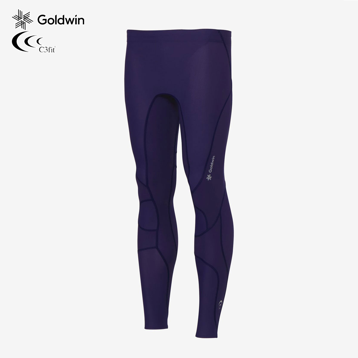 Goldwin ゴールドウィン 日本正規品 C3fit シースリーフィットインパクトエアーロングタイツ メンズ 「 GC15151 」 イワコン(IW) 【当店在庫品】｜ＥＺＡＫＩ　ＮＥＴ　ＧＯＬＦ