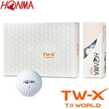 楽天市場 Honma Golf 本間ゴルフ 日本正規品 Tourworld Tw X ゴルフボール1ダース 12個入 Bt 1802 あす楽対応 ｅｚａｋｉ ｎｅｔ ｇｏｌｆ