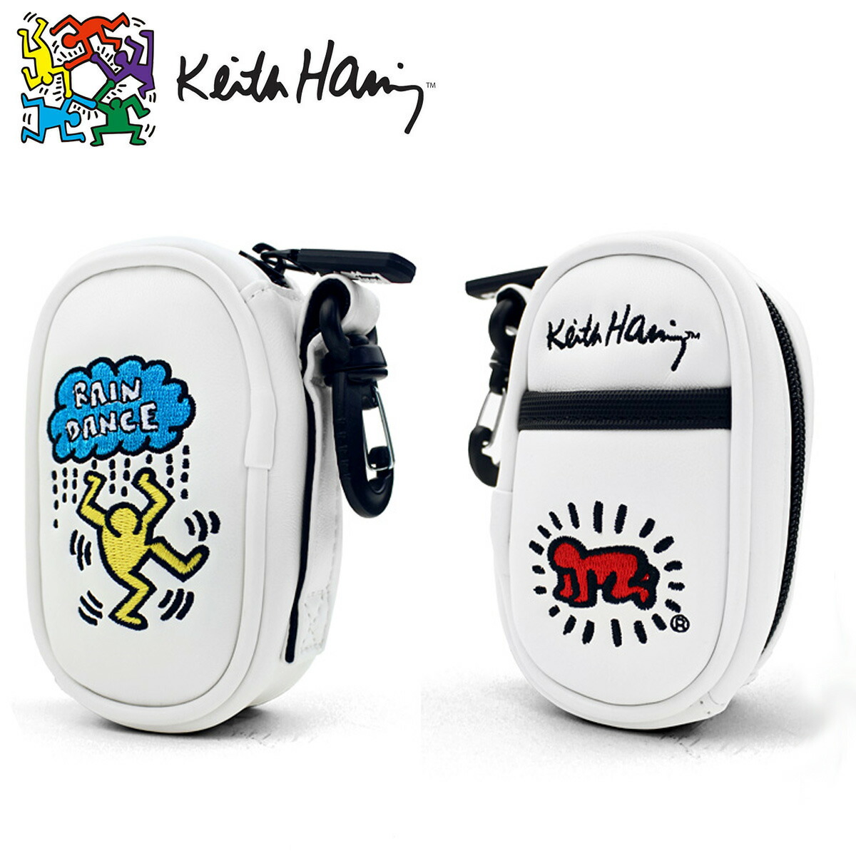 楽天市場 Keith Haring キースヘリング 日本正規品 ゴルフ ボールポーチ 21新製品 Khbp 02 あす楽対応 ｅｚａｋｉ ｎｅｔ ｇｏｌｆ