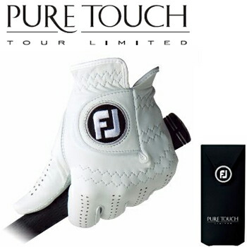 【3/10 エントリー/抽選で最大100%ポイントバック】 FOOTJOY フットジョイ 日本正規品 PURE TOUCH ピュアタッチ 天然皮革 メンズ ゴルフグローブ ( 左手用 ) 「 FGPU 」 【当店在庫品】画像
