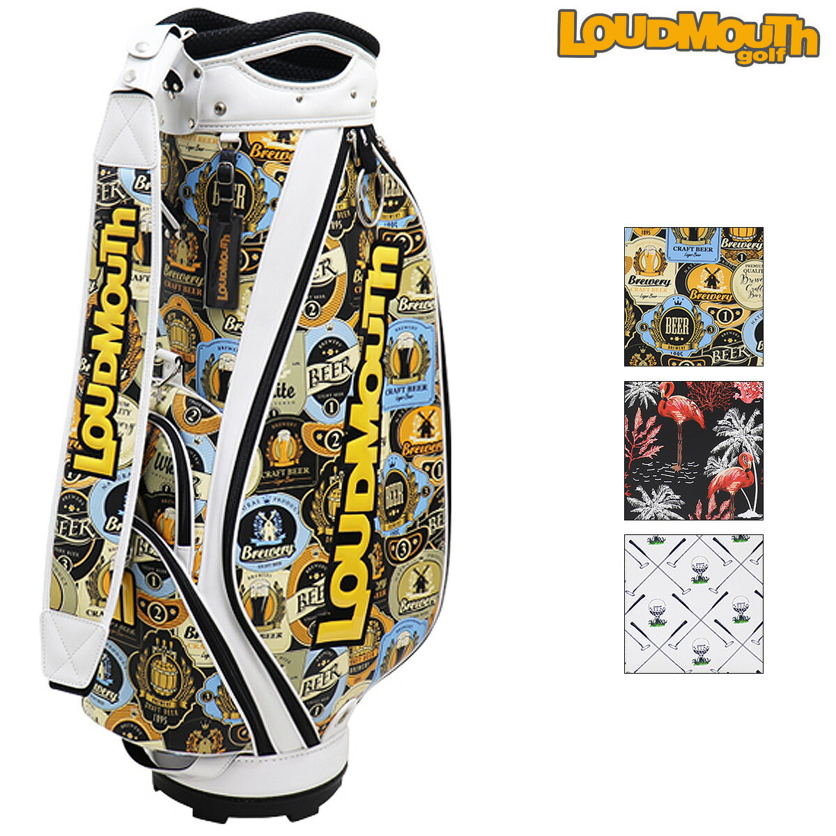 楽天市場 秋冬新色 Loudmouth Golf ラウドマウスゴルフ 日本正規品 キャディバッグ モデル Lm Cb0014 あす楽対応 ｅｚａｋｉ ｎｅｔ ｇｏｌｆ