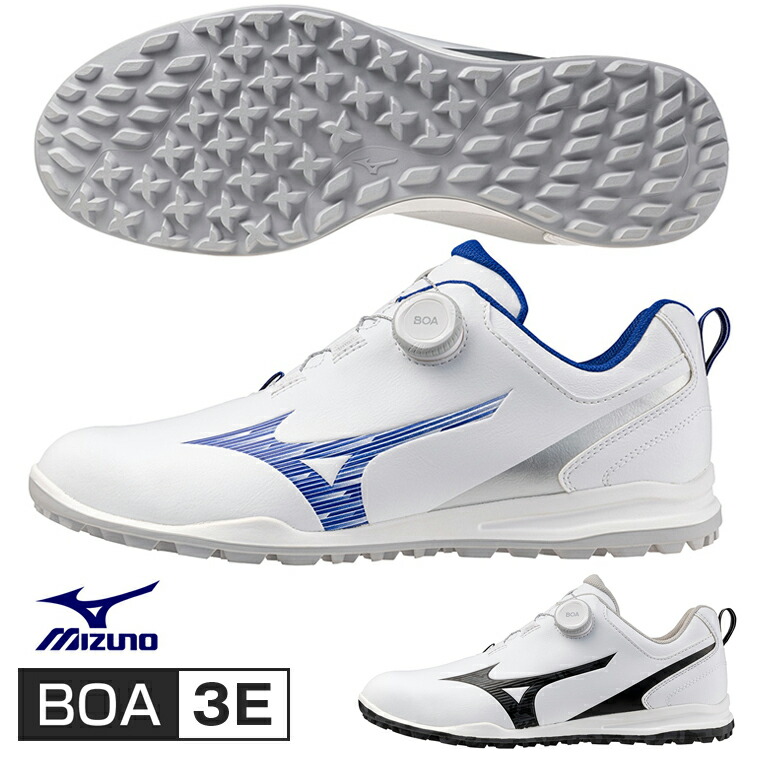 MIZUNO ミズノ 正規品 GM-STYLE BOA ジーエム スタイル ボア スパイクレス ゴルフシューズ 2025モデル「 51GM2553 」 【当店在庫品】｜ＥＺＡＫＩ　ＮＥＴ　ＧＯＬＦ