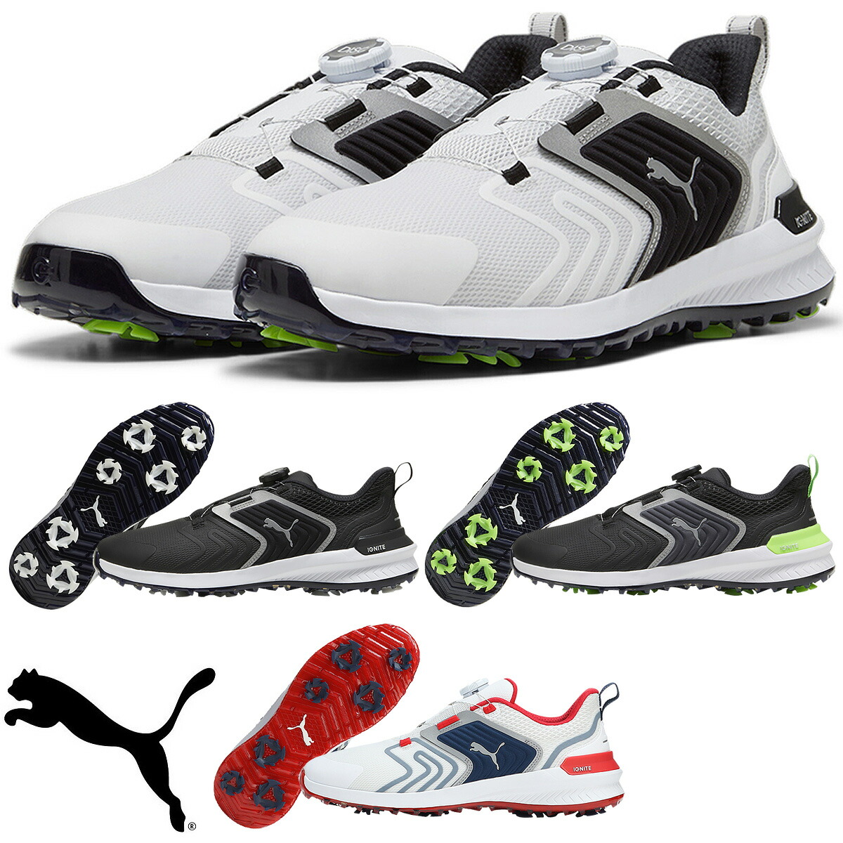 プーマ 27cm イグナイト アーティキュレート ホワイト シルバー PUMA IGNITE ARTICULATE ゴルフ スパイク シューズ GOLF 白 銀 楽天市場】PUMAGOLF プーマゴルフ日本正規品 イグナイト