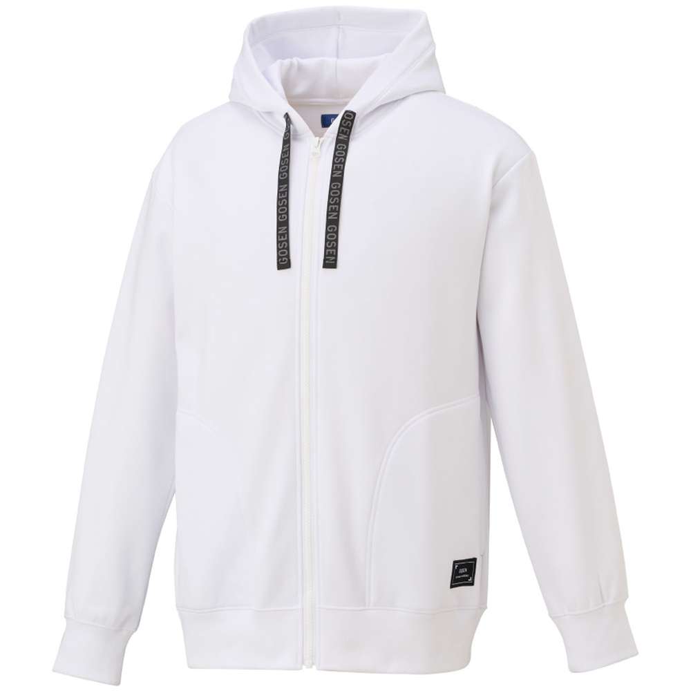 楽天市場】ゴーセン ジップアップパーカー ホワイト 140 ホワイト
